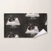 BEATS SKILL LYRICS OP PLATENSPELER HIP HOP BAD HANDDOEK (Handdoek)