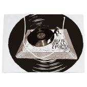 BEATS SKILL LYRICS OP PLATENSPELER HIP HOP GROOT CADEAUZAKJE (Voorkant)