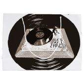 BEATS SKILL LYRICS OP PLATENSPELER HIP HOP GROOT CADEAUZAKJE (Achterkant)