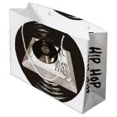BEATS SKILL LYRICS OP PLATENSPELER HIP HOP GROOT CADEAUZAKJE (Achterkant Gekanteld)
