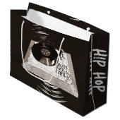 BEATS SKILL LYRICS OP PLATENSPELER HIP HOP GROOT CADEAUZAKJE (Voorkant Gekanteld)