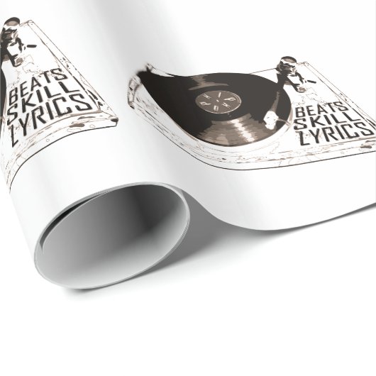 BEATS SKILL LYRICS RECORD PLAYER CADEAUPAPIER (Rol Hoek)