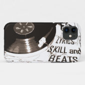 BEATS SKILL LYRICS RECORD PLAYER Case-Mate iPhone CASE (Achterkant (horizontaal))