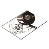 BEATS SKILL LYRICS RECORD PLAYER NOTITIEBOEK (Linkerzijde)