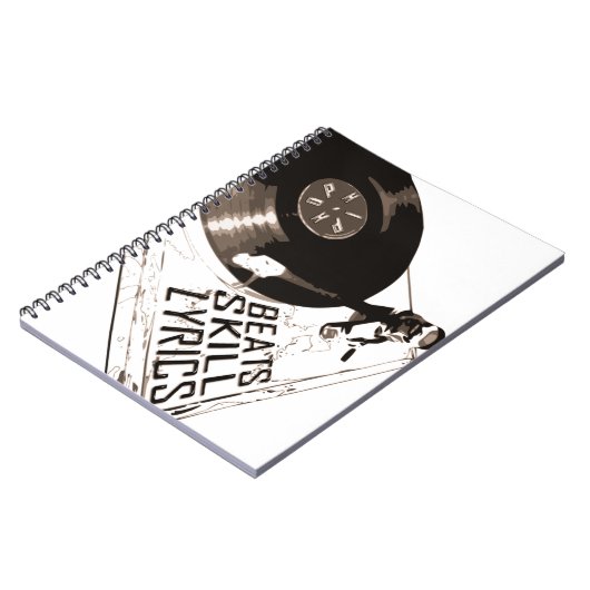 BEATS SKILL LYRICS RECORD PLAYER NOTITIEBOEK (Linkerzijde)