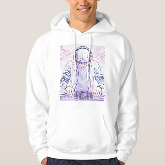 Beats & Threads: DJ Remix Edition Hoodie (Voorkant)