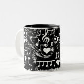 Beats van mijn hart_ tweekleurige koffiemok (Voorkant links)