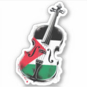 BEATS VOOR PALESTINA STICKER (Voorkant)