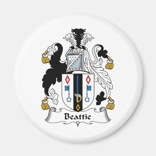 Beattie Family Crest Magneet (Voorkant)