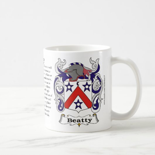 Beatty Family Coat of Arms Mok (Rechts)