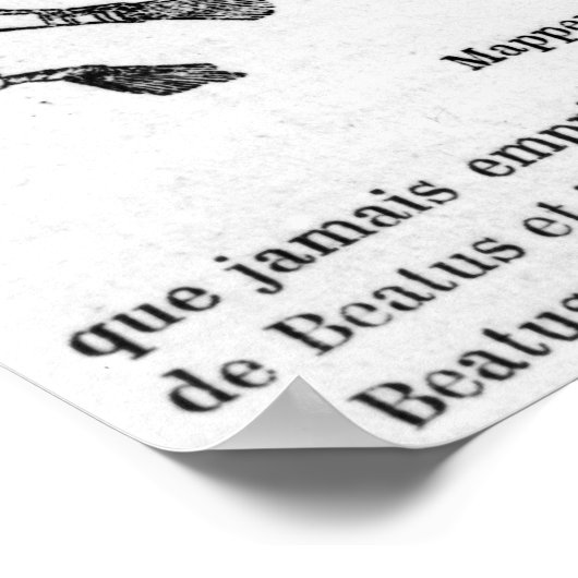 Beatus van Turijn mappamundi Poster (Hoek)