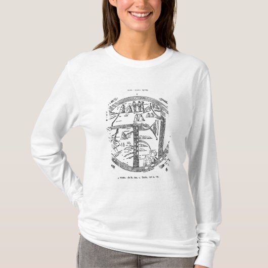 Beatus van Turijn mappamundi T-shirt (Voorkant)