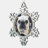 Beau 2016 tin sneeuwvlok ornament (Rechts)