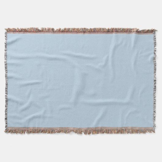 Beau blauw (vaste kleur) deken (Voorkant)