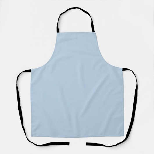 Beau blauw (vaste kleur) schort (Voorkant)