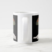 Beau de Angora Kat Suntanning Grote Koffiekop (Achterkant)