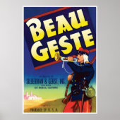 Beau Geste Adventure Novel door P.C. Wren Poster (Voorkant)