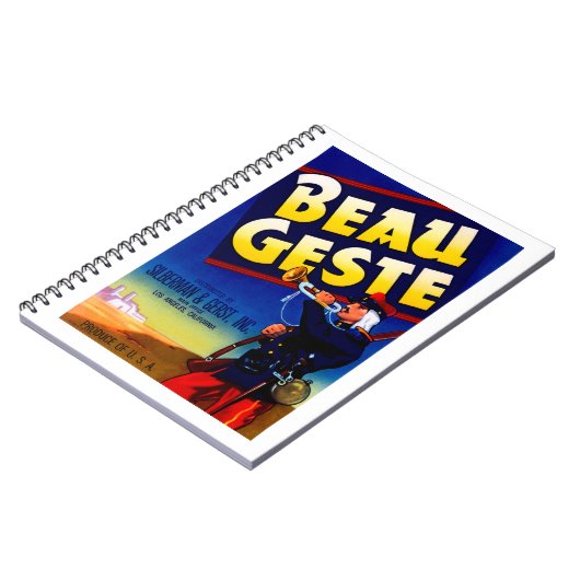 Beau Geste Label Notitieboek (Linkerzijde)