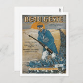 Beau Geste Songbook Hoesje Briefkaart (Voorkant / Achterkant)