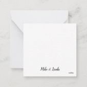Beau Merci Note Cards 2.5x2.5 Notitiekaartje (Achterkant)