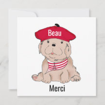 Beau Merci Note-kaarten