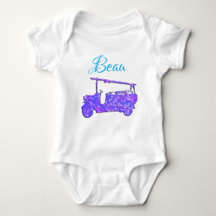 Beau-naam met brandweerwagen, romper