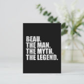 Beau name, Beau The Man The Myth The Legend Briefkaart (Staand voorkant)