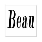Beau Name Logo, Zelfinktende Stempel (Design)