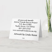 Beau Notecard Kaart (Achterkant)