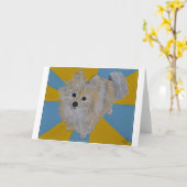 Beau Notecard Kaart (Gele Bloem)