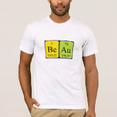 Beau periodiek lijstnaam shirt (Voorkant)