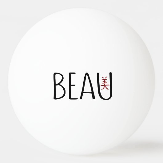Beau Pingpongbal (Voorkant)