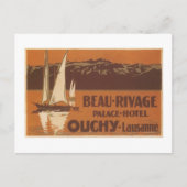 Beau Rivage Palace Hotel Ouchy Lausanne Briefkaart (Voorkant)