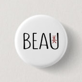 Beau Ronde Button 3,2 Cm (Voorkant)