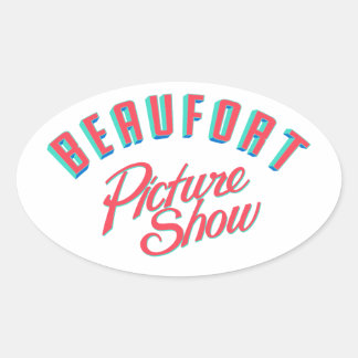 Beau Show Auto Show Ovale Sticker