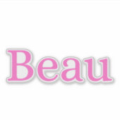 Beau Sticker (Voorkant)