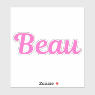Beau Sticker