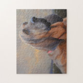 Beau the Blood Hound Puzzle Legpuzzel (Verticaal)