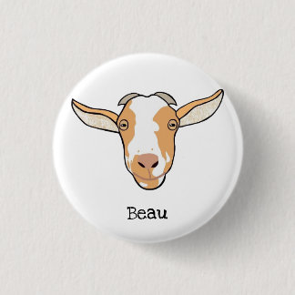 Beau the Goat Badge Ronde Button 3,2 Cm