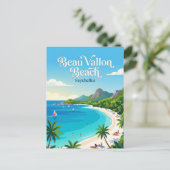 Beau Vallon Beach Seychellen Briefkaart (Staand voorkant)