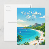 Beau Vallon Beach Seychellen Briefkaart (Voorkant / Achterkant)
