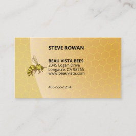 Beau Vista Bee Logo Professional Visitekaartje