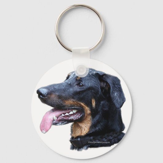 beauceron arlequin sleutelhanger (Voorkant)