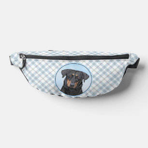 Beauceron Black and Tan Schilderij Schapendoes Hon Heuptasje