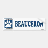 Beauceron Blue Bumpersticker (Voorkant)