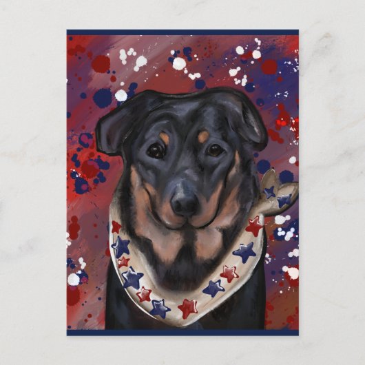 Beauceron Briefkaart (Voorkant)