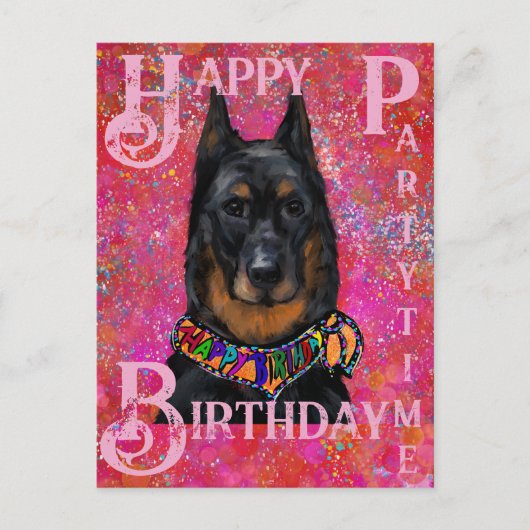 Beauceron Briefkaart (Voorkant)
