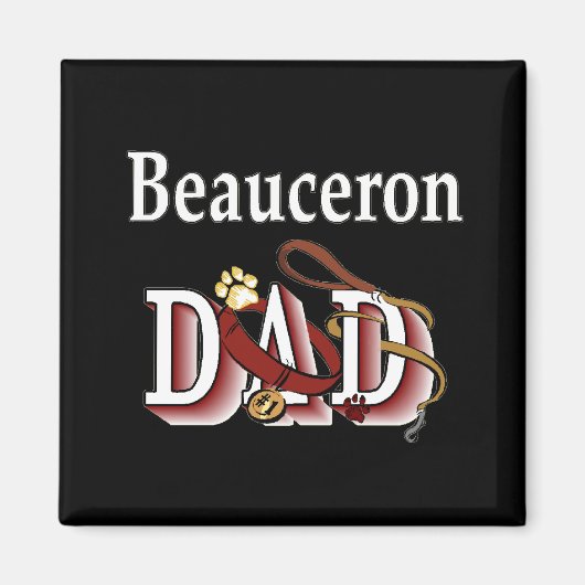 beauceron dad Magnet (Voorkant)