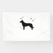 Beauceron Dog - Halloween Moon Silhouette Classic Spandoek (Horizontaal)