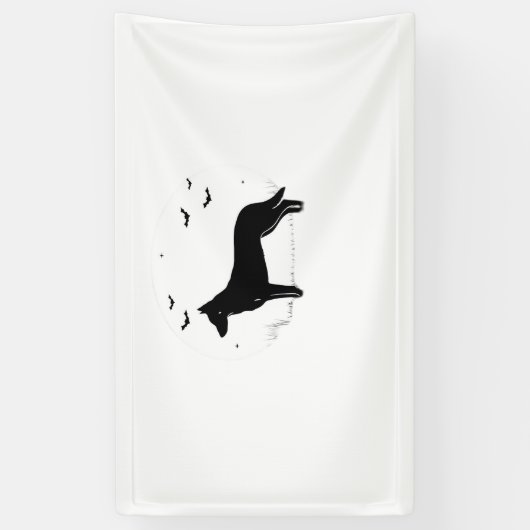 Beauceron Dog - Halloween Moon Silhouette Classic Spandoek (Verticaal)